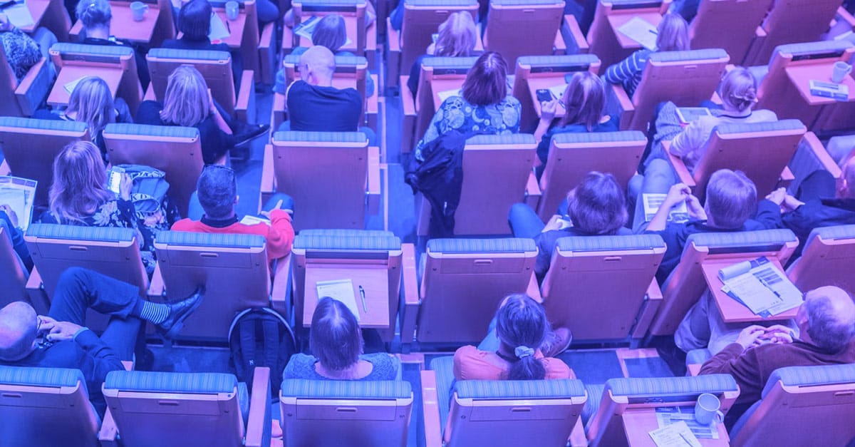 University Students sitting in a lecture hall
