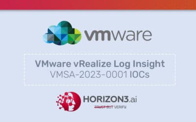 VMware vRealize Log Insight VMSA-2023-0001 IOCs