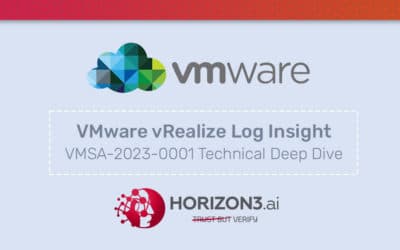 VMware vRealize Log Insight VMSA-2023-0001 Technical Deep Dive