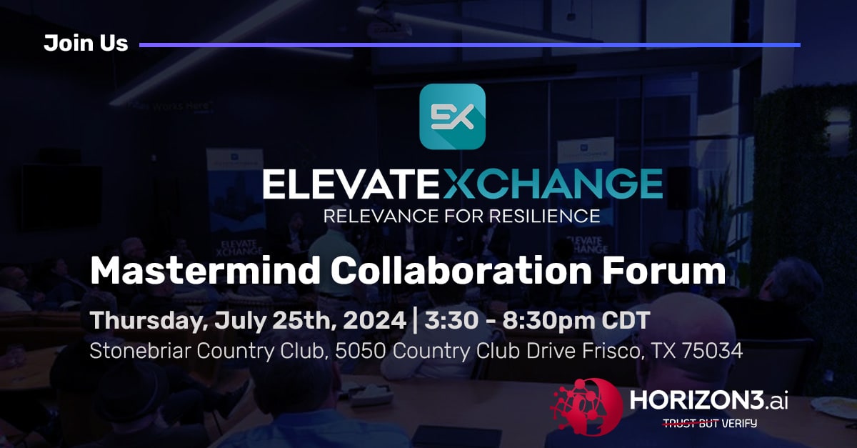 Elevate Xchange July 25 2024 (In-person) Mastermind Collaboration Forum